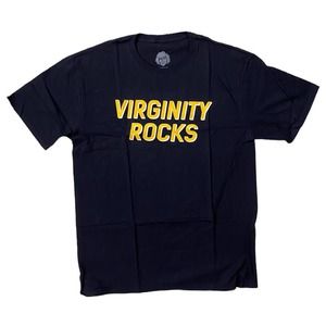Danny Duncan Men's Virginity Rocks Graphic Tee T-Shirt - Black/Yellow